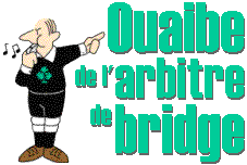 Index du Ouaibe de l'arbitre de bridge